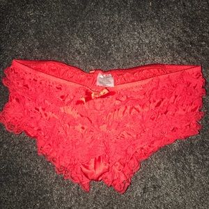 Red rave bottoms